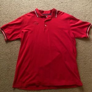 Vintage Men's Kappa Red Polo Shirt, Polo Sport